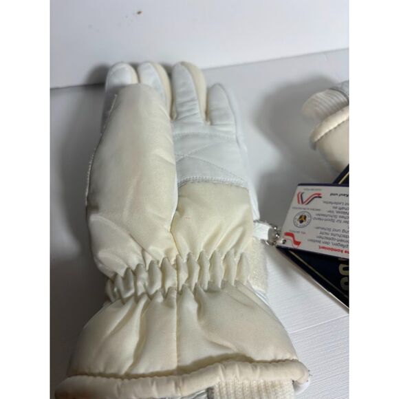 Reusch Sport Ski Team Gloves Deadstock VTG 80s White -30 Thinsulate GoreTex sz 7 - Picture 5 of 8